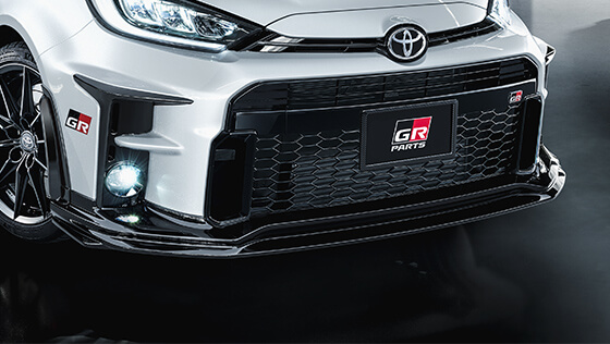 TRD GR Parts Front Lip Spoiler & Rear Spoiler Extension Set Toyota GR Yaris