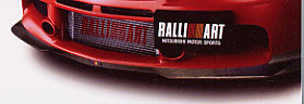 Ralliart Front under Spoiler EVO9