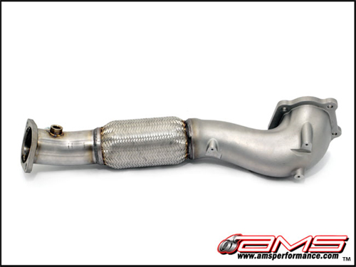 AMS Widemouth Downpipe with Turbo Outlet Evo X