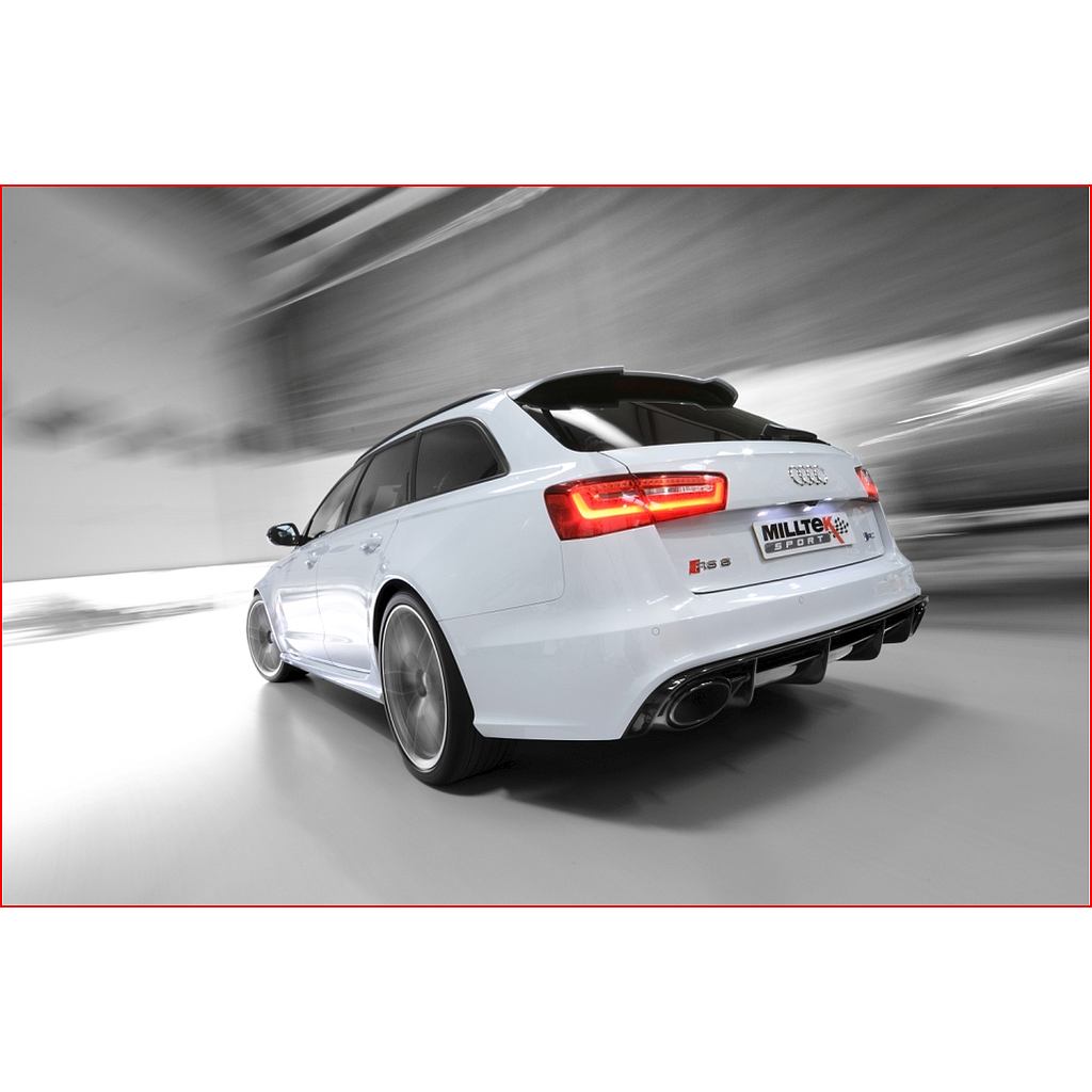 Milltek Catback Exhaust Audi RS6 4.0 TFSI Biturbo 2013-