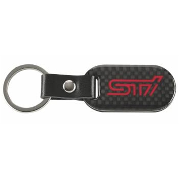 Subaru OEM STi Keychain Carbon Fiber