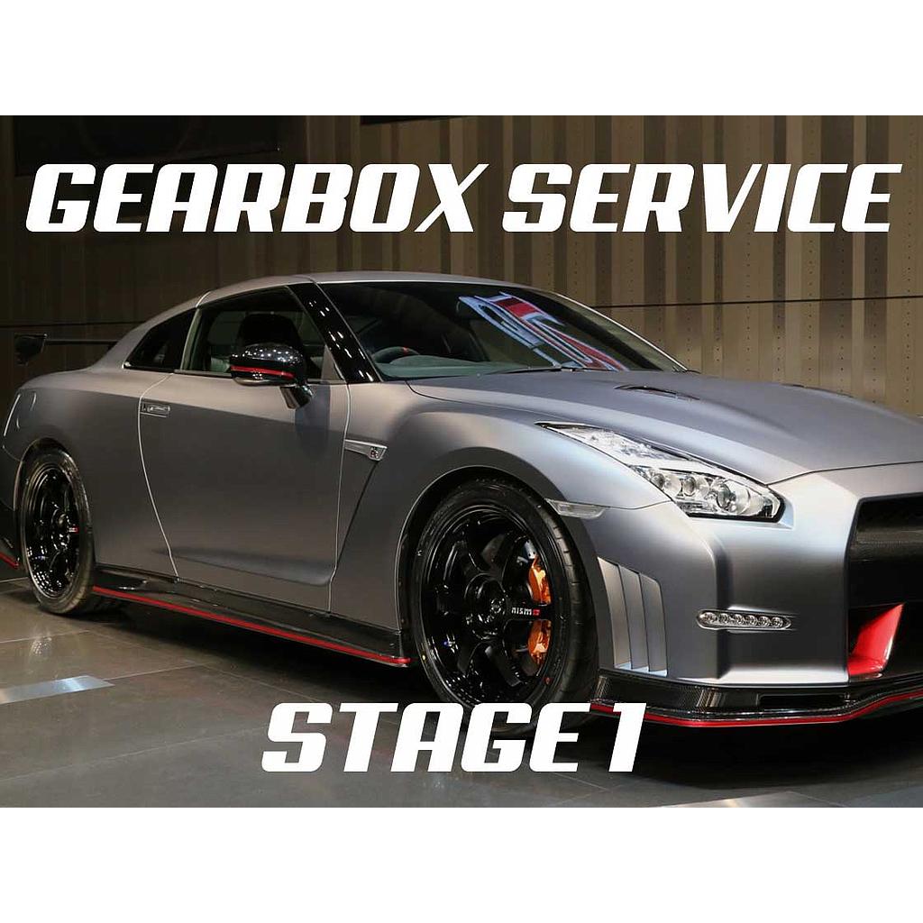 Nissan GTR R35 Gearbox service Stage 1