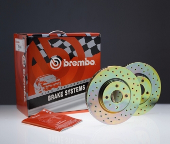 BREMBO drillet Sport Brake rear Mitsubishi EVO X