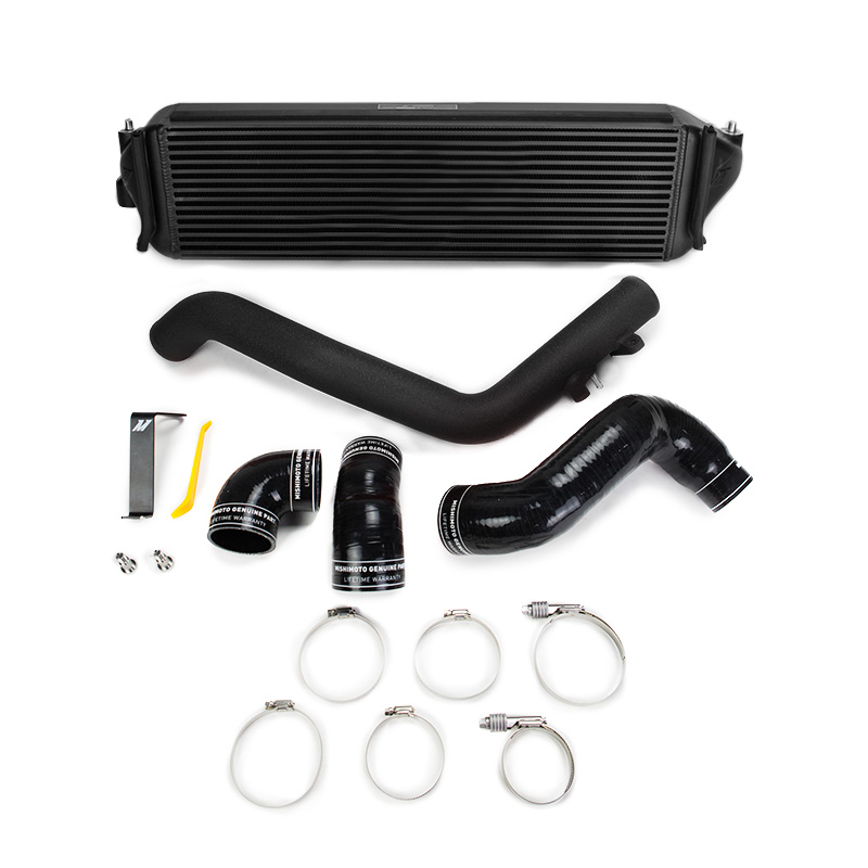 Mishimoto Honda Civic Type R FK8 Performance Intercooler Kit, 2017+, Black Intercooler, Black Pipes