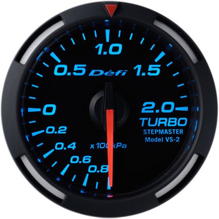 Defi Blue Racer Boost Gauge 2 Bar