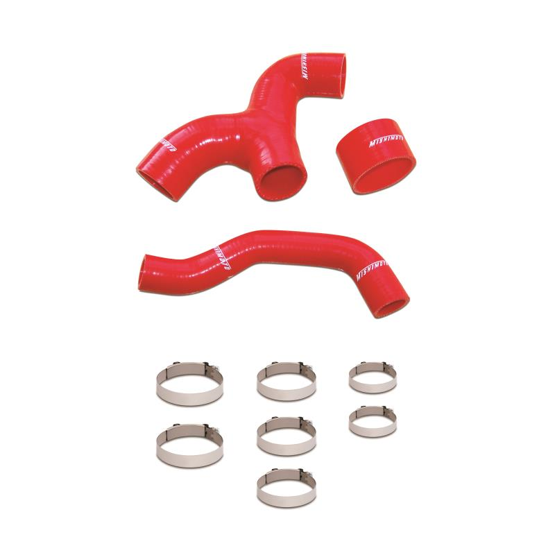 Mishimoto Intercooler Hose Kit Red - Subaru WRX 2002-2005