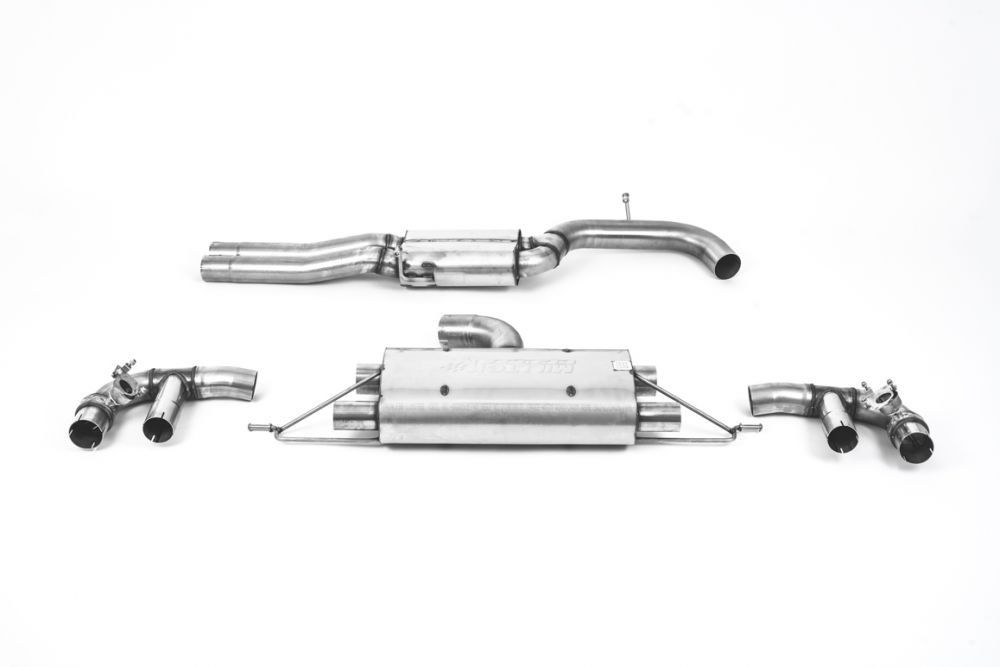 Milltek 80mm Resonated Cat Back Exhaust Audi RS3 Saloon / Sedan 400PS (8V MQB) - OPF/GPF Models 2019+