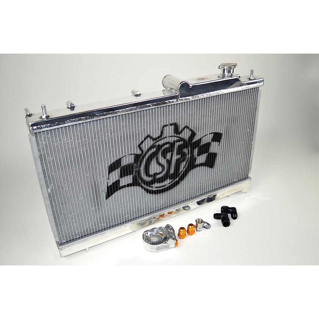 CSF Racing Radiator w/ Built-in Oil Cooler Subaru WRX 2008-2014 / STI 2008+