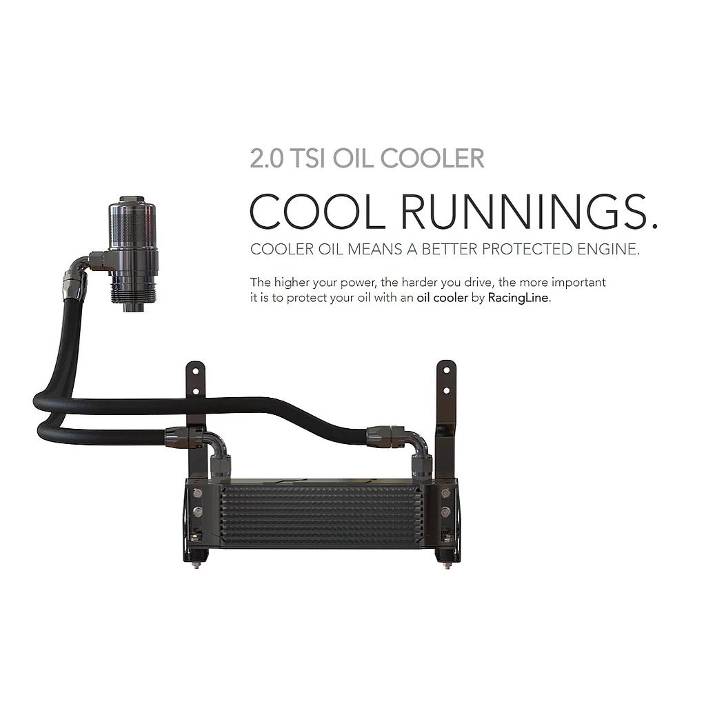 RacingLine Oil Cooler Kit: 2.0 TSI MQB EA888