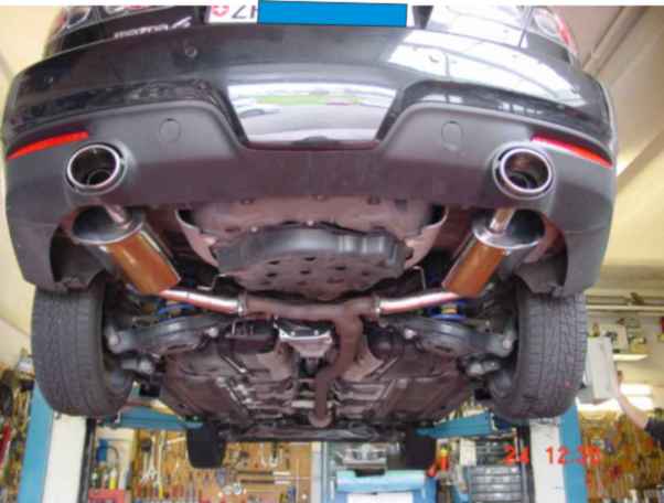 Maxspeed Exhaust Mazda MPS 6