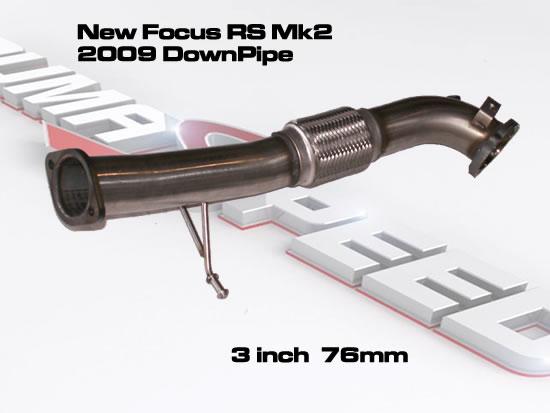 Milltek Sport Focus RS Mk2 2009 Down Pipe 3 inch 